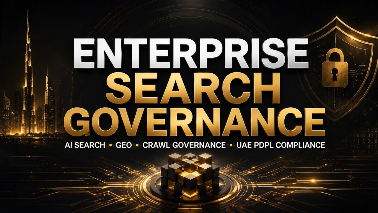 Enterprise Search Governance | GEO, AI Search & UAE PDPL Compliance