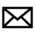 Outlined email icon