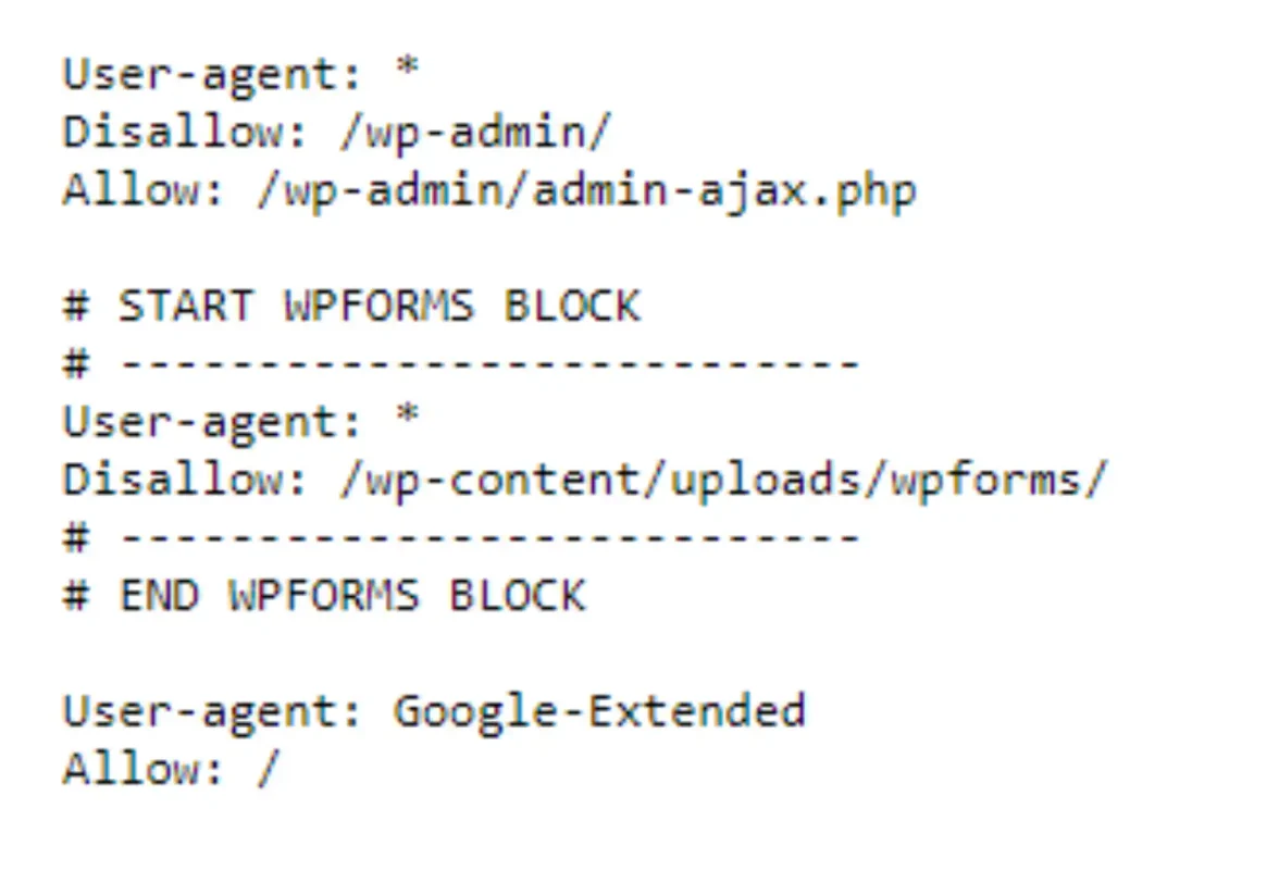 Title attribute format: Data Sovereignty in the AI Era: How to Stop Unlicensed Scraping Screenshot of a robots.txt file containing directives to allow unrestricted access for AI training agent