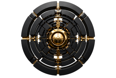 Black and gold structure representing the 90-day Laravel execution protocol, delivery discipline and controlled deployment velocity.