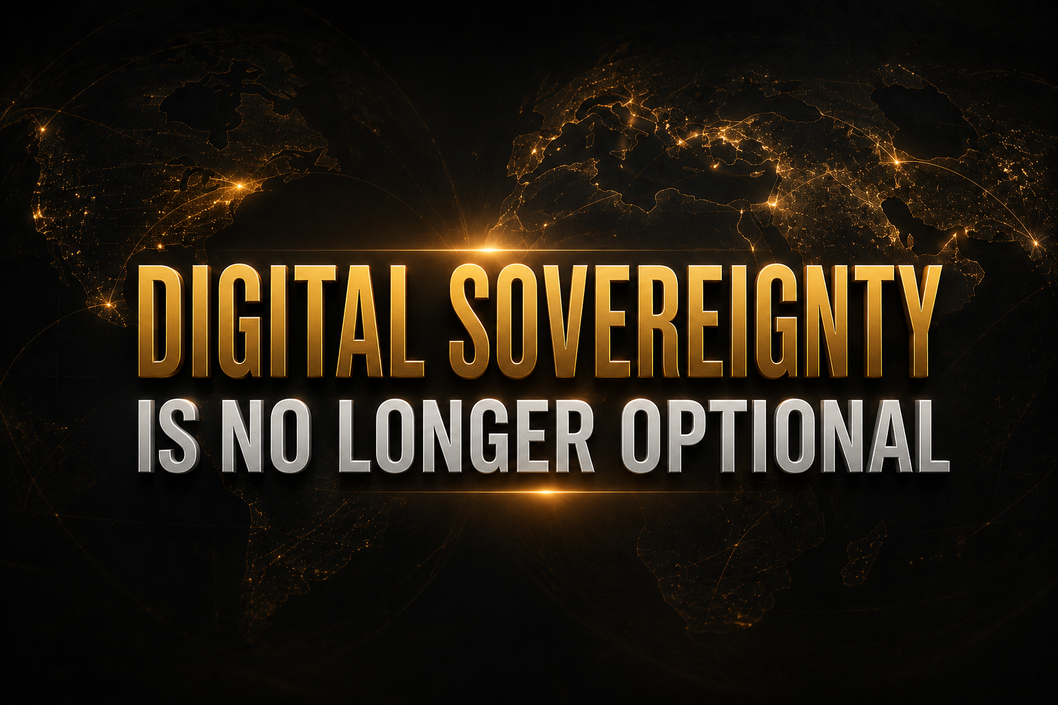 Digital Sovereignty Is No Longer Optional — GCC cross-border compliance and sovereign enterprise infrastructure concept by AELION